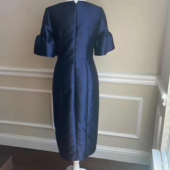 Kay Unger size 6 Tessie Medi Dress in Navy - Picture 3 of 5
